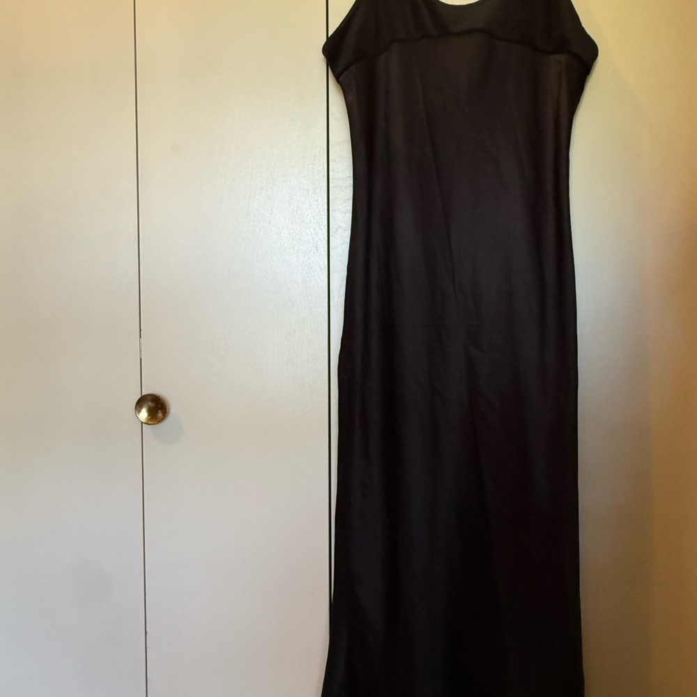 Chaps Elegant Black Maxi Dress